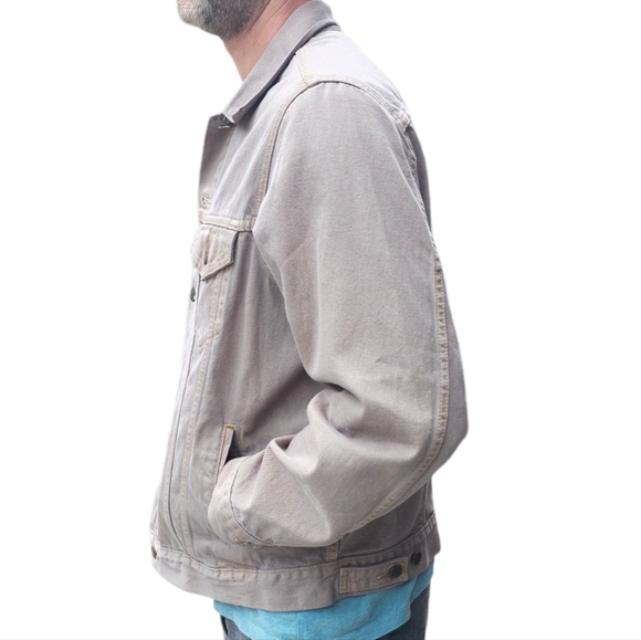 *** SOLD *** Levi's Limited Edition Vintage Style Trucker Mushroom Denim Jacket - Picture 10 of 15